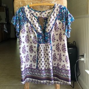 Rebecca Taylor 100% Silk Blouse size 6